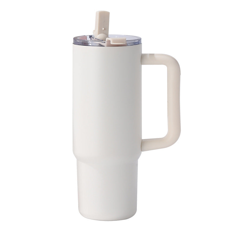 Wholesale Double-Layer 304 Stainless Steel Vacuum Insulated Car Cup Simple Modern Style Thermal Mug Cold Resistant Ice Dominating Cup